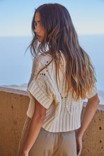 Load image into Gallery viewer, Cali Taupe Crochet Top