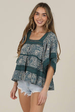 Load image into Gallery viewer, Jade Lace Boho Top