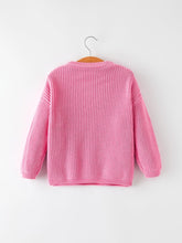 Load image into Gallery viewer, Bow + Heart Sweater - Kids