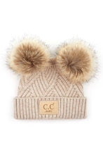 Load image into Gallery viewer, Diagonal Pom Hat - Baby