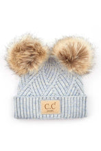 Load image into Gallery viewer, Diagonal Pom Hat - Baby