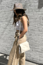 Load image into Gallery viewer, Sabrina Ivory 2 Tone Crossbody