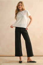Load image into Gallery viewer, Black Ponte Cropped Pants