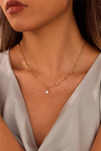 Load image into Gallery viewer, Crystal Teardrop Necklace