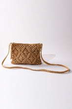 Load image into Gallery viewer, Tan Macrame Purse
