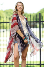 Load image into Gallery viewer, Vintage Flag Kimono