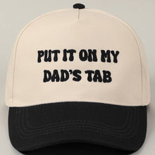 Load image into Gallery viewer, Dad's Tab Hat