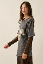 Load image into Gallery viewer, Distressed Cotton Horse Tee