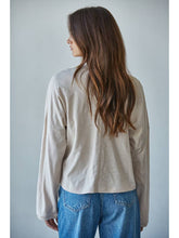 Load image into Gallery viewer, By Together Nude Pink Cotton L/S Top