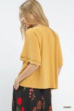 Load image into Gallery viewer, Umgee Honey Layered Sleeve Top