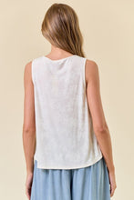 Load image into Gallery viewer, Doe + Rae Off White Square Neck Tank