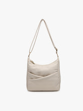 Load image into Gallery viewer, Greige Lillian Dual Zip Tote