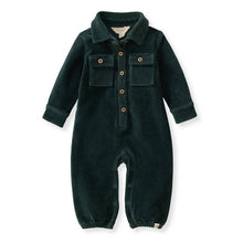 Load image into Gallery viewer, Green Corduroy Jumpsuit - Baby