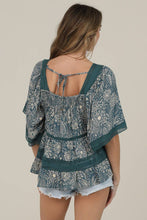 Load image into Gallery viewer, Jade Lace Boho Top