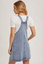 Load image into Gallery viewer, Blu Ivy Denim Overall Mini Dress
