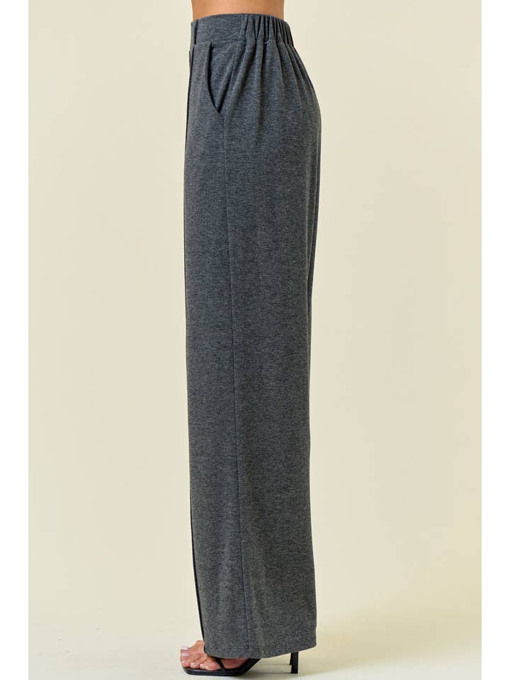 Charcoal Pinktuck Pants – Adorn Boutique MI