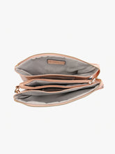 Load image into Gallery viewer, Izzy Black + Gold Chain Crossbody