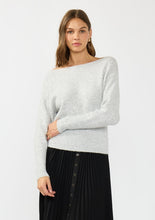 Load image into Gallery viewer, Grey Off Shoulder Sweater
