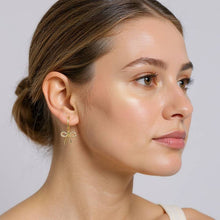 Load image into Gallery viewer, Bow Hug Hoops