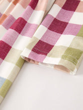 Load image into Gallery viewer, Ruffled Plaid Fall Dress - Kids