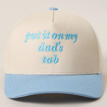 Load image into Gallery viewer, Dad's Tab Hat - Kids