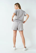 Load image into Gallery viewer, Mono B Taupe Stripe Boardwalk Tee