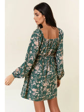 Load image into Gallery viewer, Sweetheart Forest Floral Mini Dress