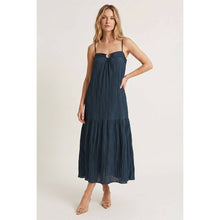 Load image into Gallery viewer, Naked Zebra Navy Ring Detail Dress
