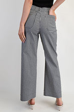 Load image into Gallery viewer, B+W Straight Gingham Pants
