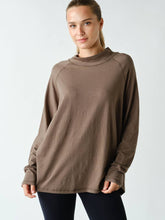 Load image into Gallery viewer, Pima Cotton Mock Neck Top