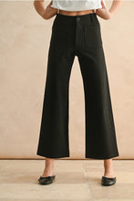Load image into Gallery viewer, Black Ponte Cropped Pants