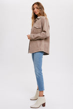 Load image into Gallery viewer, Tan Corduroy Shacket