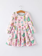 Load image into Gallery viewer, Pink Grinch Dress - Kids