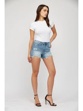Load image into Gallery viewer, Mica Betsy Light Distressed Shorts
