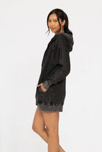 Load image into Gallery viewer, Mono B Washed Oversized Waffle Hoodie