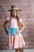 Load image into Gallery viewer, Cowgirl Tiered Dress - Kids