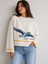 Load image into Gallery viewer, Cream Lost Coast Seagull Sweate