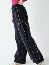 Load image into Gallery viewer, Black Track Pants