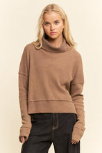 Load image into Gallery viewer, Cocoa Waffle Slit Top