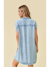 Load image into Gallery viewer, Tencel Short Sleeve Dress