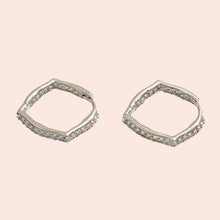 Load image into Gallery viewer, Gem Geometric Hoop