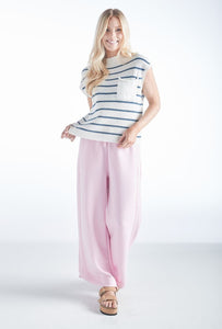 Breeze Blue Pocket Top
