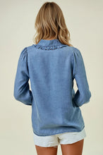 Load image into Gallery viewer, Peter Pan Collar Tencel Top
