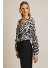 Load image into Gallery viewer, B+W Abstract Bodysuit
