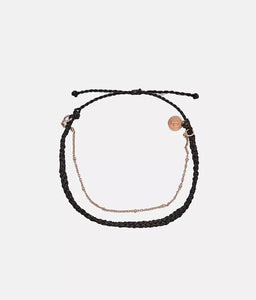 Black Satellite Anklet Pura Vida