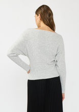 Load image into Gallery viewer, Grey Off Shoulder Sweater

