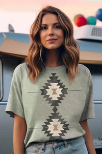 Sage Aztec Tee
