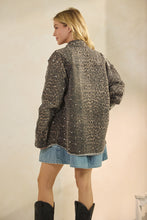 Load image into Gallery viewer, Rhinestone Leopard Jacket
