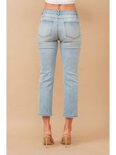 Load image into Gallery viewer, Pearl + Rhinestone Denim
