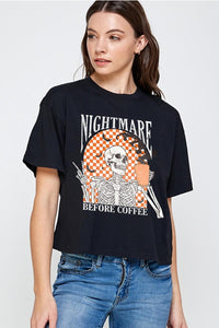 Nightmare Before Coffee Tee